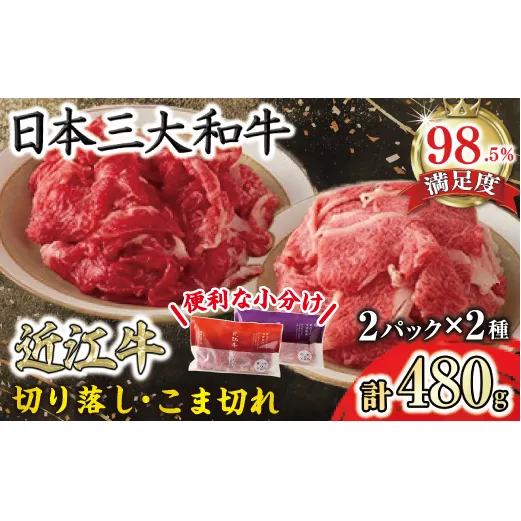 【カネ吉山本】近江牛切り落し・こま切れミニパック【Y199W】