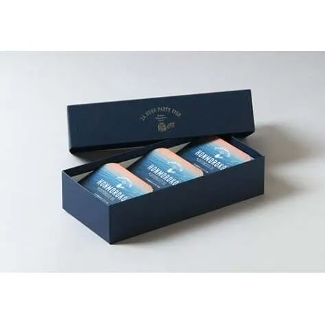 【琵琶湖 沖島からの贈物】缶詰3個セット　びわ湖産本もろこオイル漬（105g×3）　［24hour party fish gift for okishima HONMOROKO in COTTONSEED OIL］【D023W】