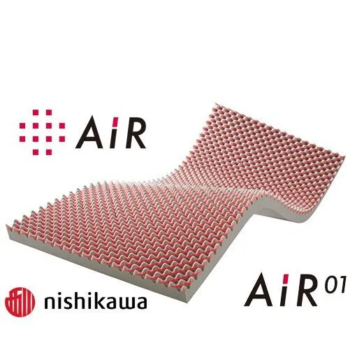 【 nishikawa 西川 】 エアー01 マットレス BASIC セミダブル サイズ 配色 ピンク 【P232W1】 （滋賀県　近江八幡市）