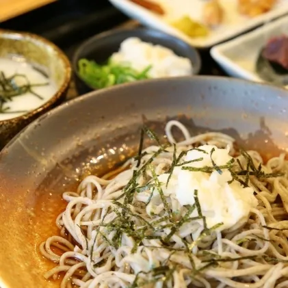 伊吹久次郎蓬（よもぎ）そば 6人前 つゆ付 半生蕎麦 麺類 伊吹そば 