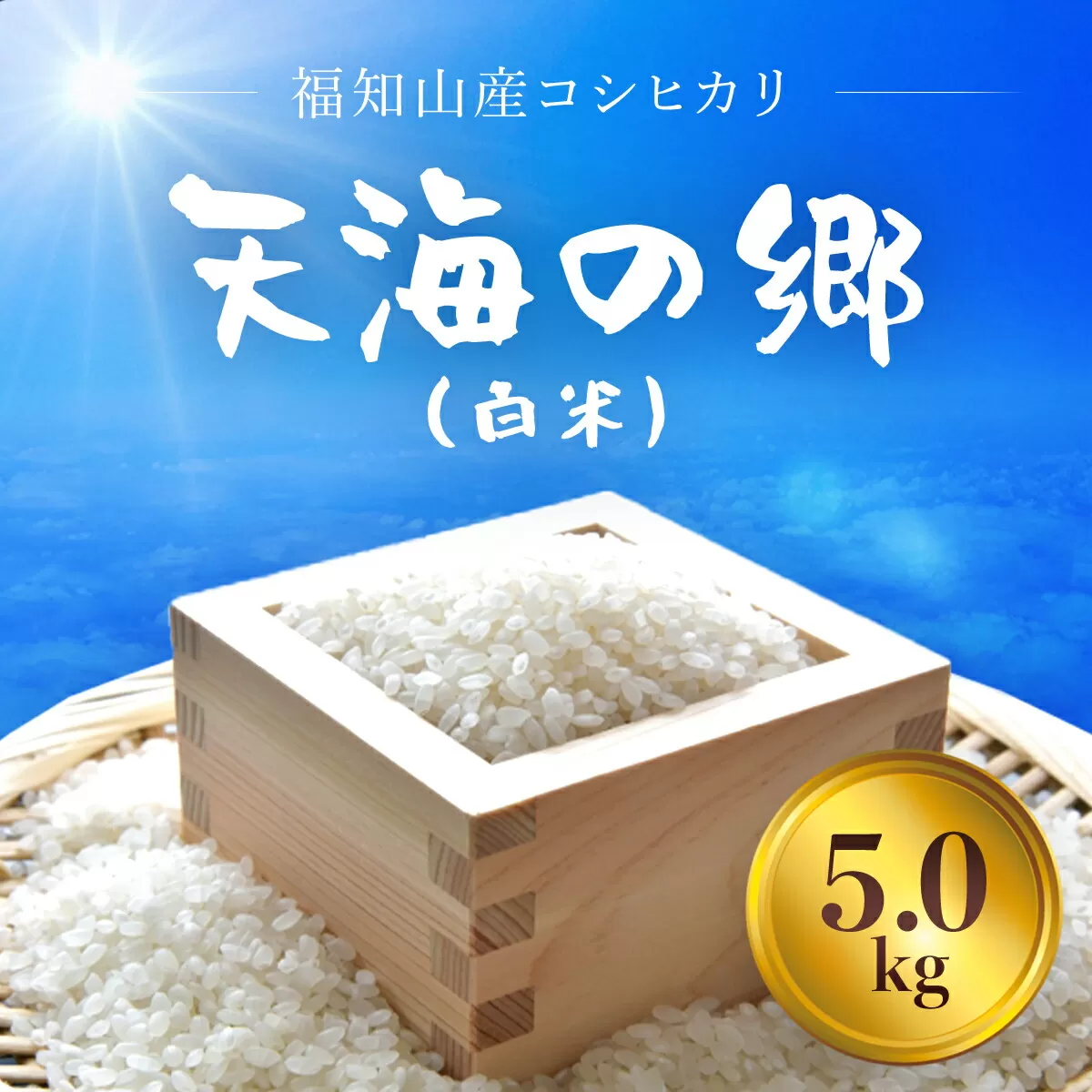 【令和6年産】福知山産コシヒカリ『天海の郷』天空に広がる天海の郷　5kg（白米） ふるさと納税  こめ コメ 米 コシヒカリ こしひかり おいしい 美味しい 白米 精米 天空 雲海 天海の郷 京都府 福知山市