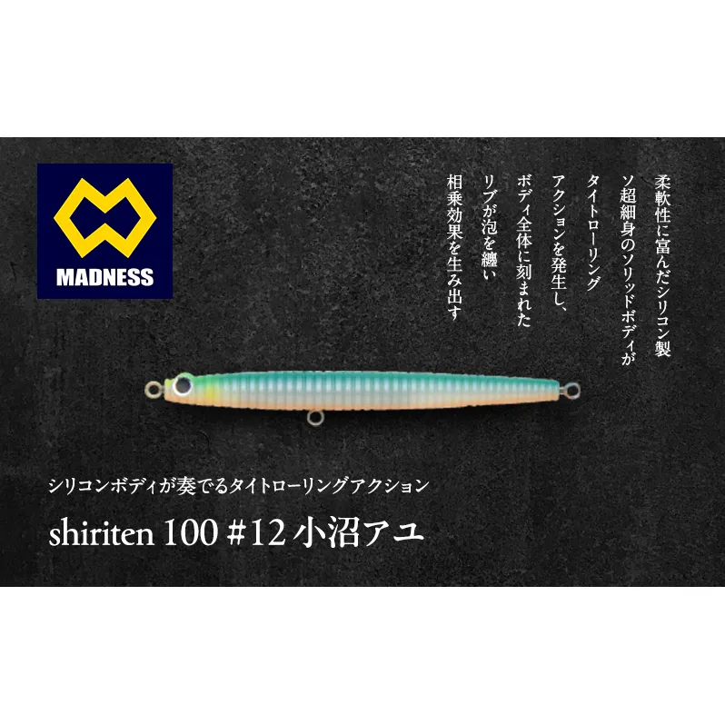 シリテン 100 #12 小沼アユ〈釣り、ルアー、釣り具、スポーツ〉雑貨 日用品