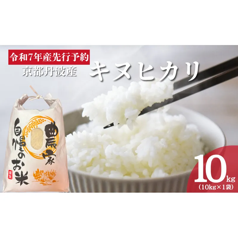 令和7年産 京都丹波産 キヌヒカリ 10kg　白米