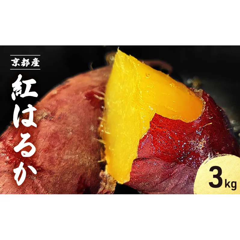 紅はるか 3kg サツマイモ 【11月以降順次発送】 　さつまいも 芋 京都府 南丹市