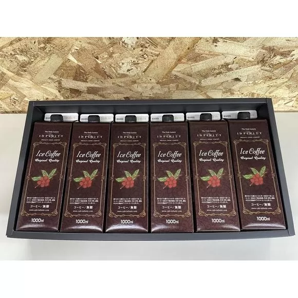 INFINITY　アイスコーヒー無糖　12本セット