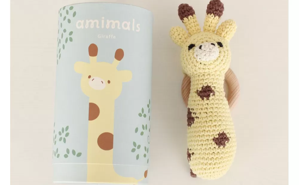 HOPPL（ホップル）amimals（アミマルズ） ラトル Giraffe