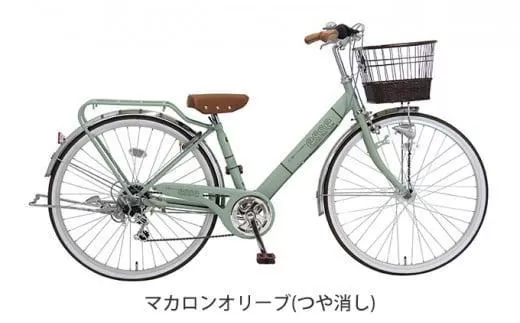 ヱビス自転車 子供自転車  エッセ26インチ  シマノ製外装6段変速 マカロンオリーブ【 自転車 子供自転車 キッズ自転車 シマノ SHIMANO おしゃれ 人気 おすすめ キッズ サイクリング お取り寄せ 送料無料 大阪府 堺市】