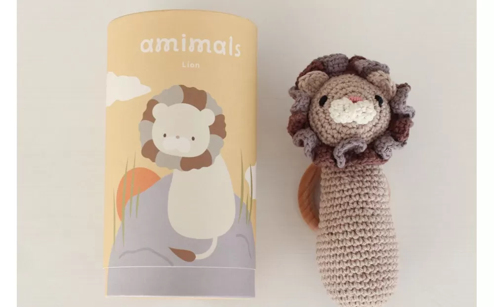 HOPPL（ホップル）amimals（アミマルズ） ラトル  Lion