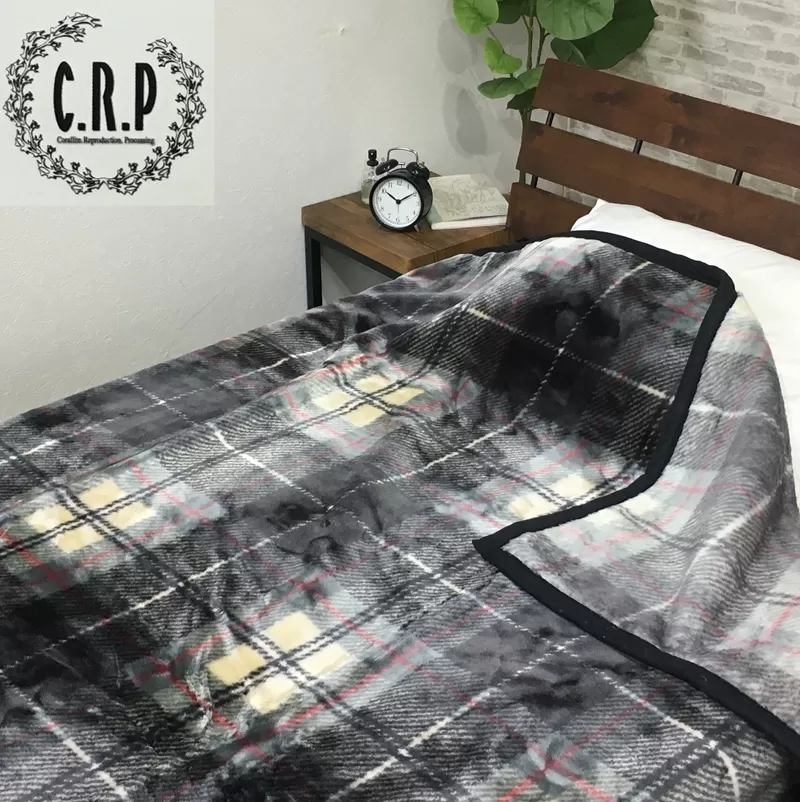 マイヤー毛布 シングル グレー C.R.P加工毛布 1枚 (ニューマイヤー毛布) 11720GY｜毛布の町 泉大津 国産 サイズ・色 家庭洗濯可 [5015]