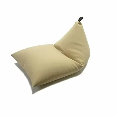 日本製 三角ビーズソファー DELTA 底面90cm ベージュ [0592]