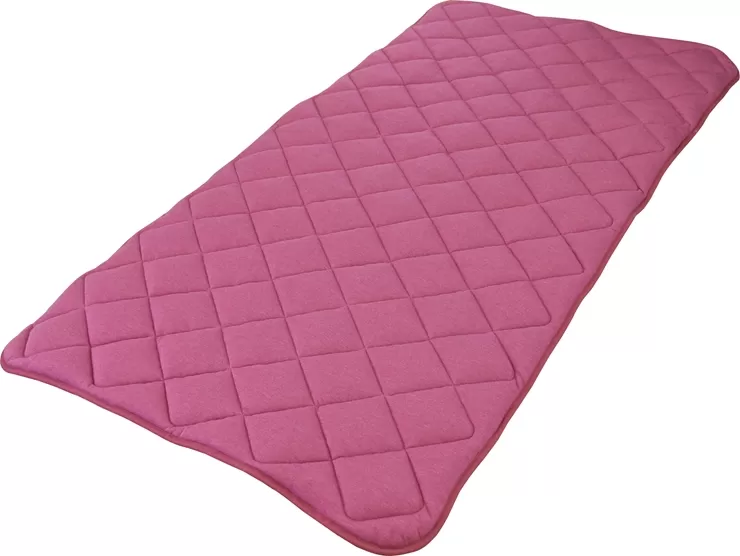 ボルケーノ 吸湿発熱 敷パッド シングル 100×205cm ボルドー 1枚｜寒さ冷え対策 自然な暖かさ ボルケーノ寝具 敷パッド 吸湿発熱性 [4370]