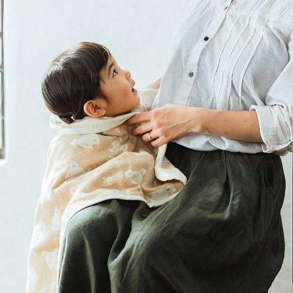 オーガニックコットンガーゼブランケット・ミニ／ネーネ [4402]