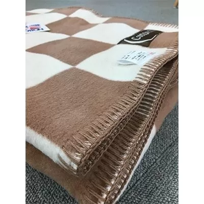 綿100% 綿毛布 シングル 140×200cm ブラウン系 CO909BR [0667]