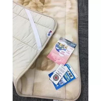 C.R.P加工 ソフトマイヤー 敷パッド シングルサイズ ベージュ 1枚 31507柄 [0633]