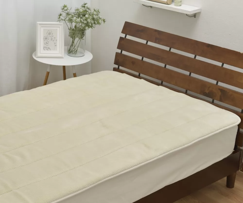 日本製 あったかコットン 敷きパッド シングル 100×205cm アイボリー ACP−30SIV [2715]