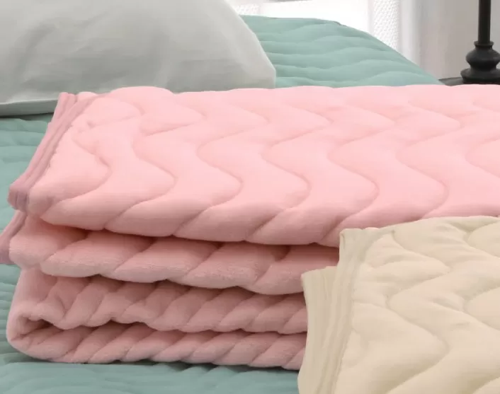 ROMANCE 蓄熱わた入り パイル綿100% 敷きパッド シングル ピンク 31359370｜寒さ対策 シンプル 敷パッド 綿100% 蓄熱保温 洗濯可能 [4119]