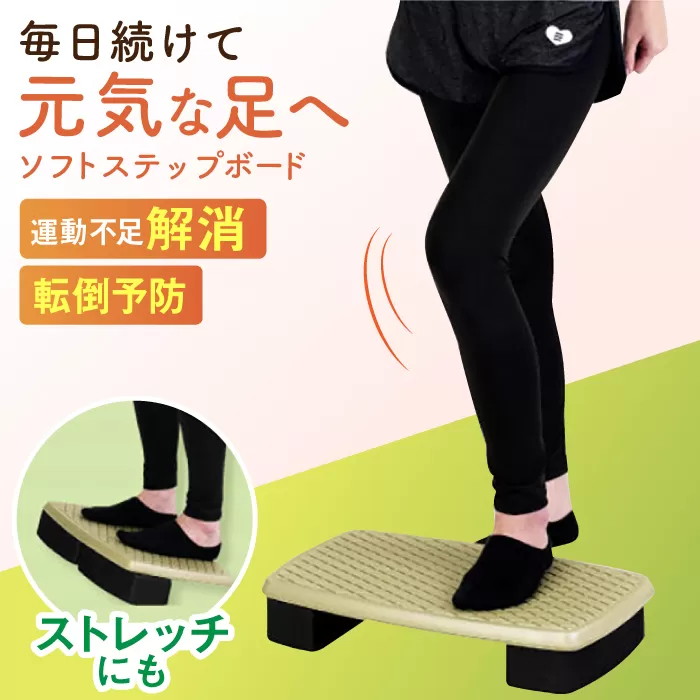 ソフトステップボード/EXG140 健康 運動 ダイエット 昇降 ステップ台 大阪府高槻市/アルインコ[AOAB032]