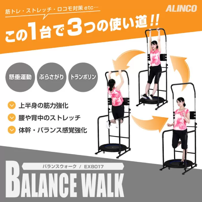 バランスウォーク/EX8017 健康 運動 ダイエット ストレッチ ぶらさがり 大阪府高槻市/アルインコ[AOAB040]