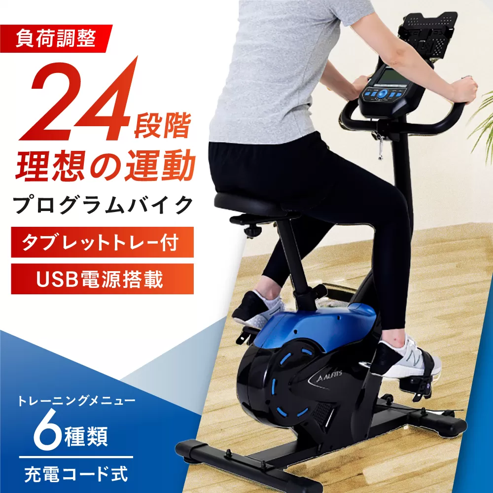 プログラムバイク6119/AFB6119 健康 運動 ダイエット 家庭用 フィットネスバイク 大阪府高槻市/アルインコ[AOAB049]