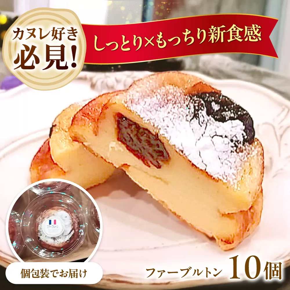 ファーブルトン 10個セット フランス菓子 伝統菓子 焼き菓子 洋菓子 スイーツ カヌレ好き必見 大阪府高槻市/高槻マリンナ [AOEN003]