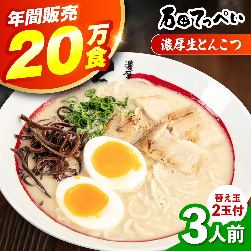 おいしい国産小麦100%の自家製[生麺5食][手作り生ストレートスープ3人前付]極とろ旨チャーシュー9枚入り石田てっぺい 大阪府高槻市/無人屋 [AOCX001] 国産 らーめん ラーメン 拉麺 生めん