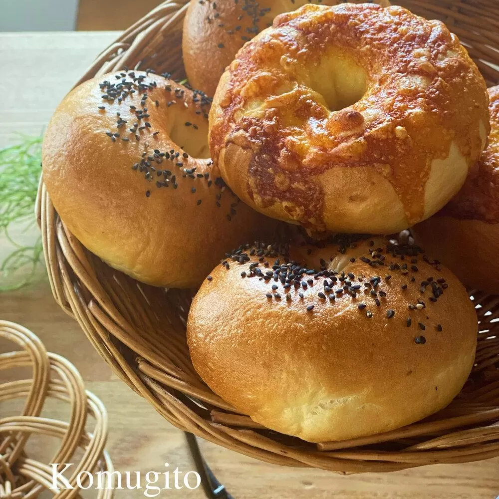 Komugitoベーグル9個とスコーン1個のセット