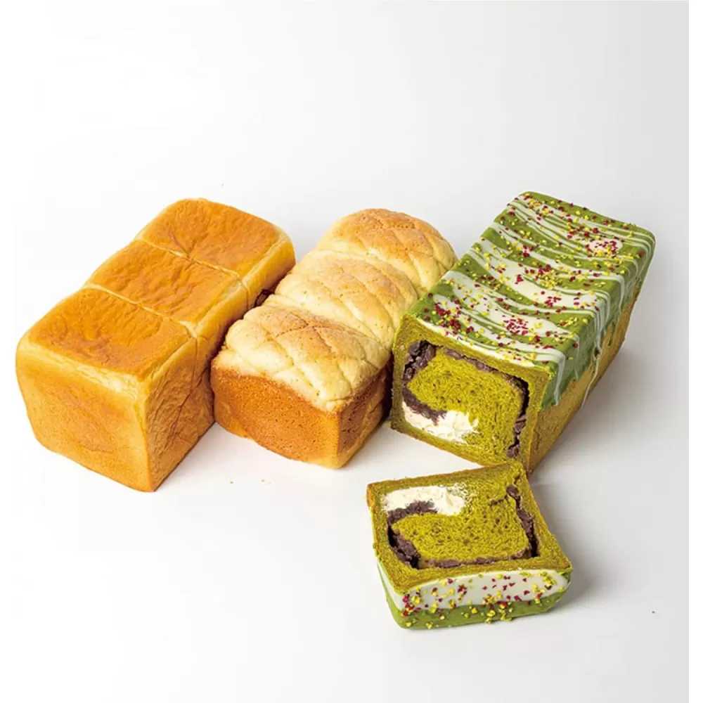 高級食パン 3種3本 食べ比べセット プレミアムシリーズ（角型食パン／メロン食パン／抹茶あずき＆マスカルポーネ食パン）3本セット 角型 メロン 抹茶