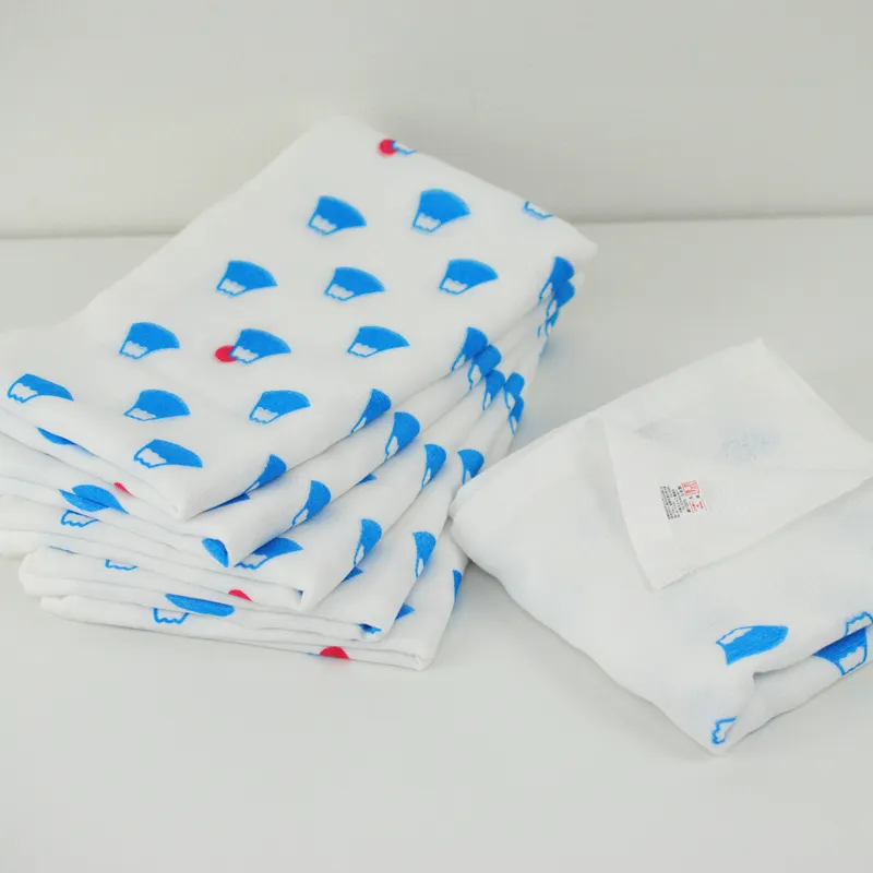 【スピード発送】抗ウイルスガーゼフェイスタオル6枚セット G2077