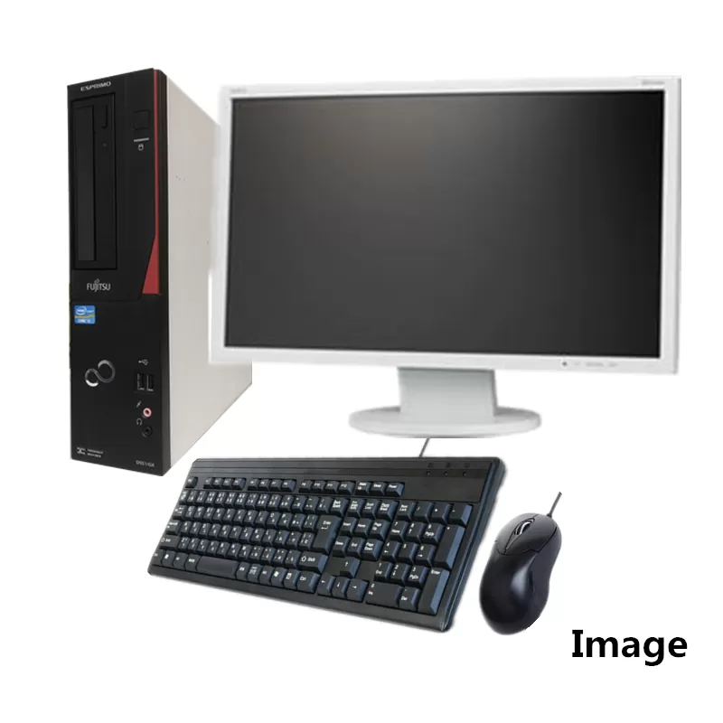 富士通製再生デスクトップパソコン Win10 液晶モニター付（４GB） 099H1002