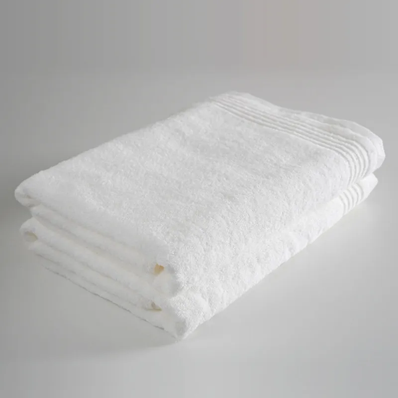 【スピード発送】シルキータッチ バスタオル ホワイト 2枚 G2054