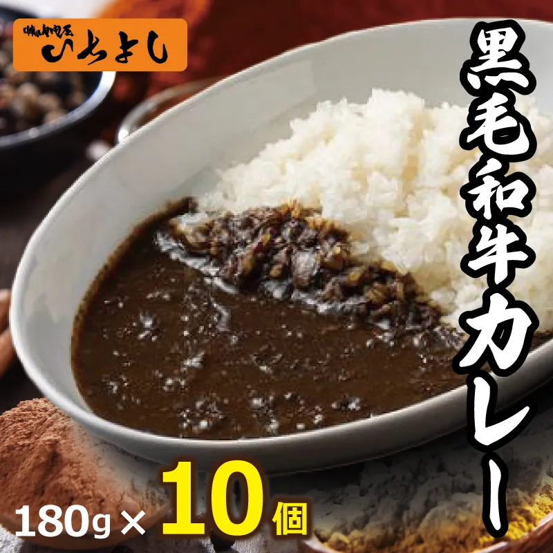【スピード発送】焼肉屋の黒毛和牛カレー 180g×10個【レトルト 惣菜 お試し 本格かれー 簡単調理 防災 備蓄 小分け】 099H3566