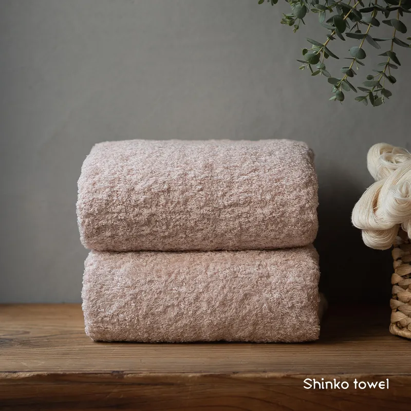 【TVで紹介！】おぅ！え～やん バスタオル（ローズ）2枚【泉州タオル 国産 吸水 普段使い 無地 シンプル 日用品 家族 ファミリー】 G2688