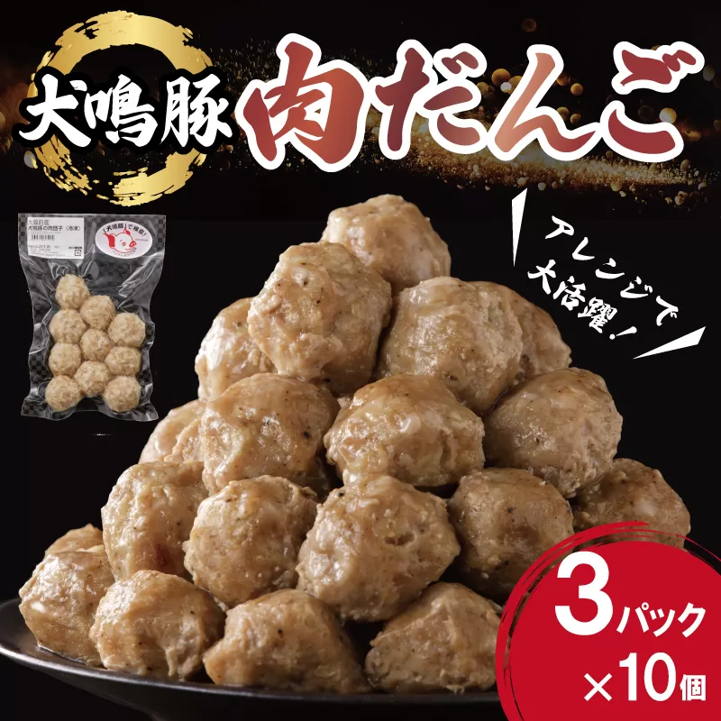 【泉佐野ブランド豚】犬鳴豚の手作り肉団子（30個入り）【国産 ブランドポーク 惣菜 工場直送】 005A550