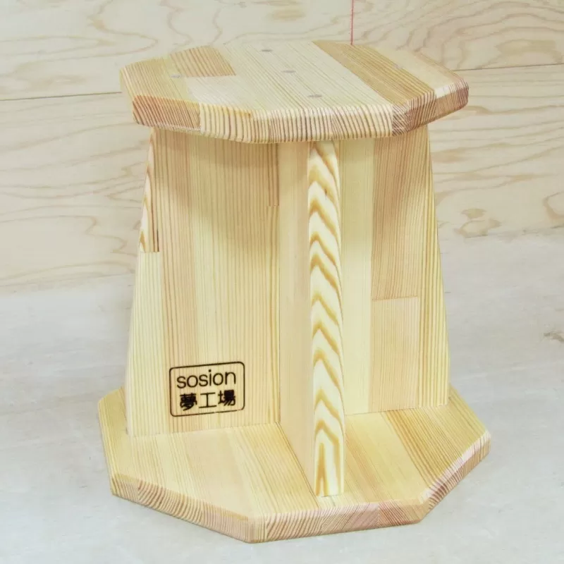 手作り木製 正座用補助椅子25cm 099H2088