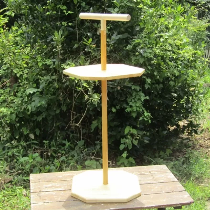 手作り木製 とまり木 099H2170