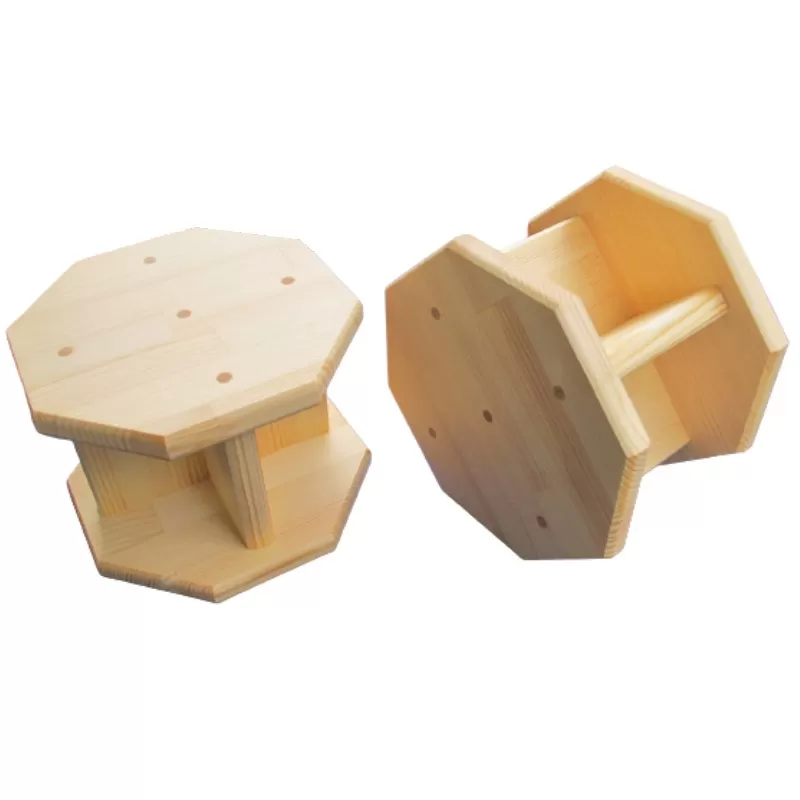 手作り木製 正座用補助椅子15cm  2個セット 099H2186