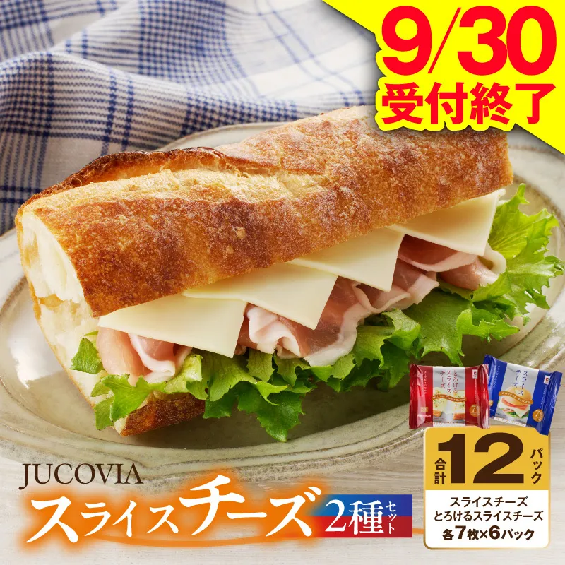 【9/30受付終了】JUCOVIA スライスチーズ【ムラカワチーズ 食べ比べ 小分け 12P 普段使い 高評価 ちーず】 010B1636