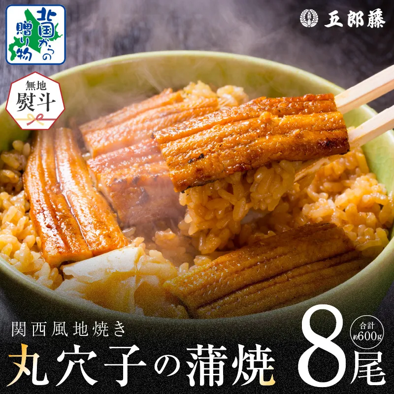 【無地熨斗】老舗五郎藤の味付け 丸穴子 2尾×4パック 計8尾（8人前）小分けパック 計600g前後 ペルー産 マルアナゴ まるあなご 010B1612-1