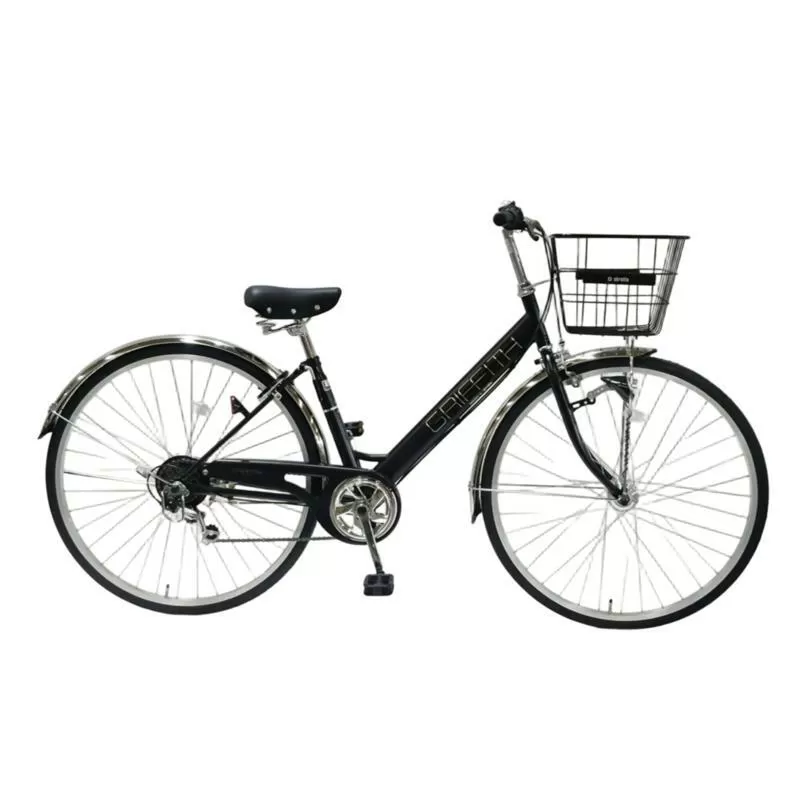 スクラータ グリフィス276 ブラック【GRIFFITH 27型 自転車 完成品 組み立て不要 アウトドア サイクリング じてんしゃ 通勤 通学 新生活】 099X329