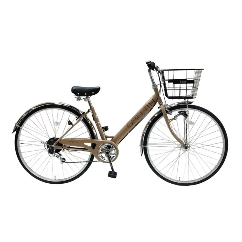 スクラータ グリフィス276 ベージュ【GRIFFITH 27型 自転車 完成品 組み立て不要 アウトドア サイクリング じてんしゃ 通勤 通学 新生活】 099X330