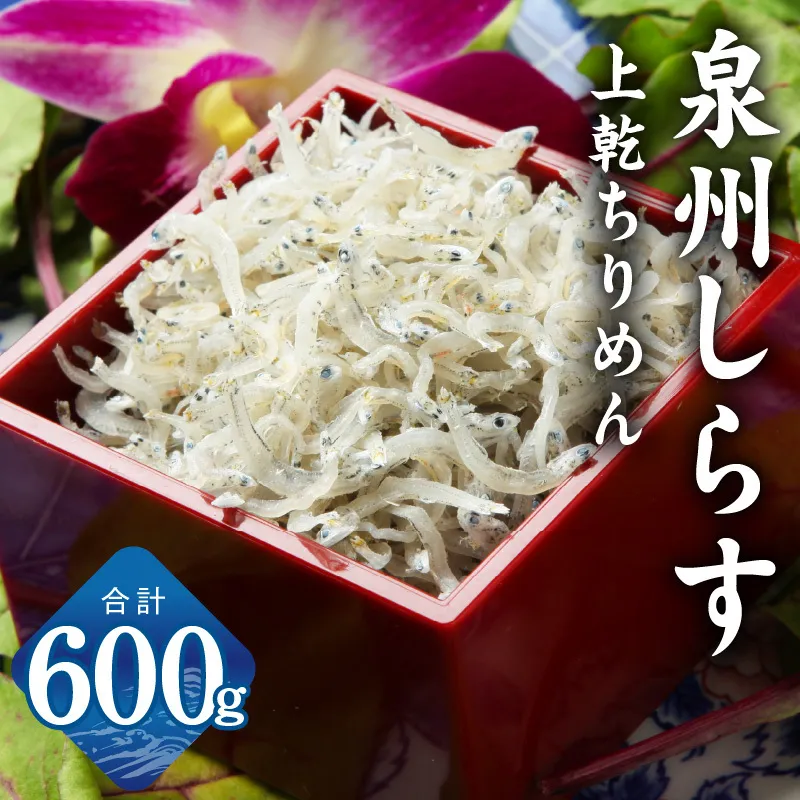 上乾ちりめんしらす 600g【小分け 100g×6P シラス 国産 魚介類 しらす ご飯のお供 海鮮丼 冷凍】 G2183