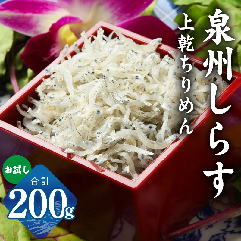 【お試し】しらす漁師が自らお届け！真面目漁師 濱ちゃんのこだわり 上乾ちりめんしらす 200g 小分け 100g×2P G2907