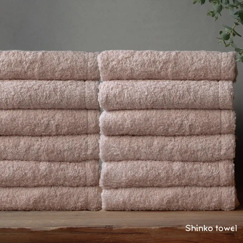 【TVで紹介！】おぅ！え～やん フェイスタオル（ローズ）12枚【泉州タオル 国産 吸水 普段使い 無地 シンプル 日用品 家族 ファミリー】  G3495