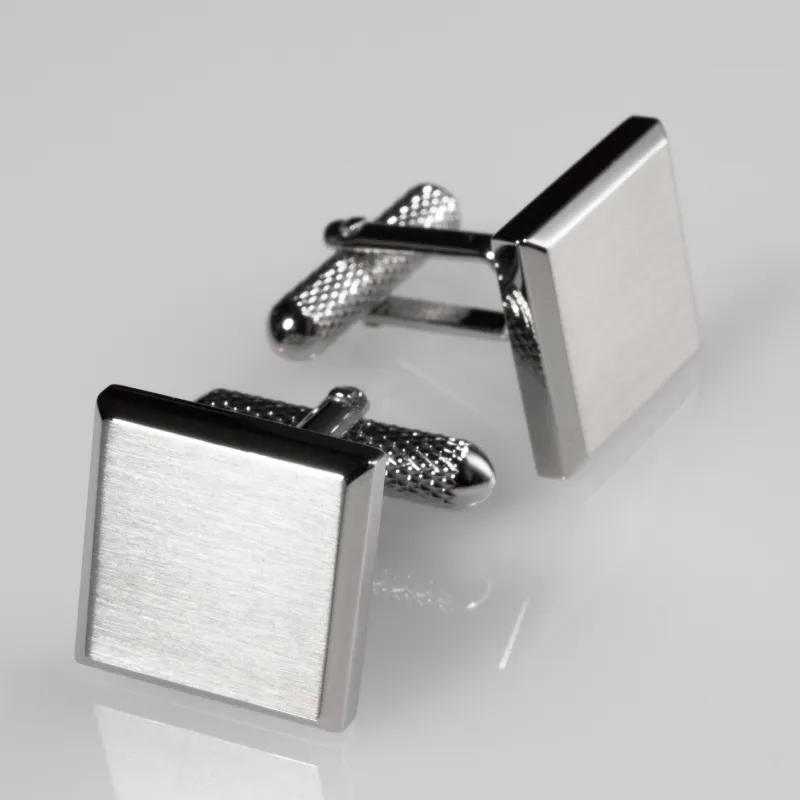【スピード発送】４面カットカフス シルバーカラー G3121