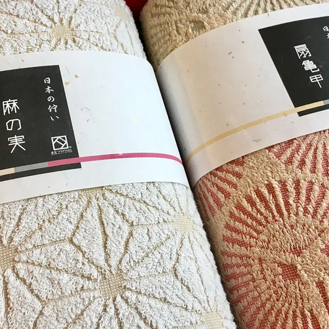 日本の佇まい麻の実・扇亀甲タオルセット 6枚【泉州タオル 国産 吸水 普段使い シンプル 日用品】 030D003