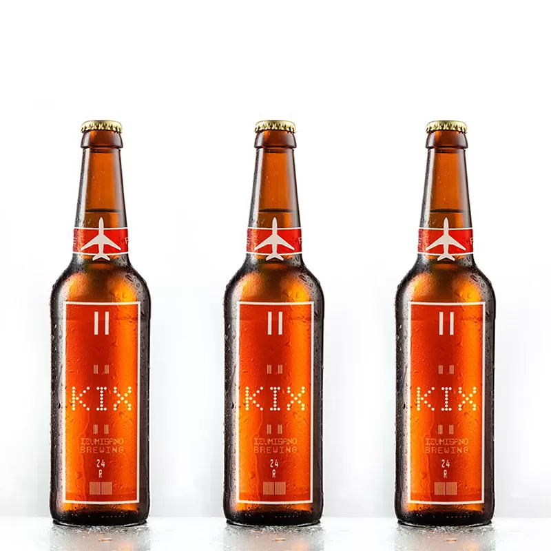 KIX BEER６本セット（アンバーエール）【クラフトビール ビール お酒 地ビール びーる 瓶ビール 泉佐野ブルーイング】 010B187