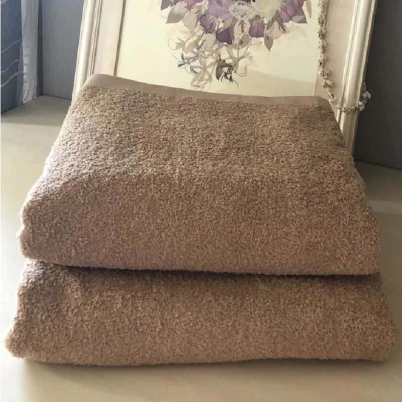 超大判バスタオル２枚セット（コカブラウン）泉州タオル 90×170cm【泉州タオル 国産 吸水 普段使い 無地 シンプル 日用品 家族 ファミリー】 020C473