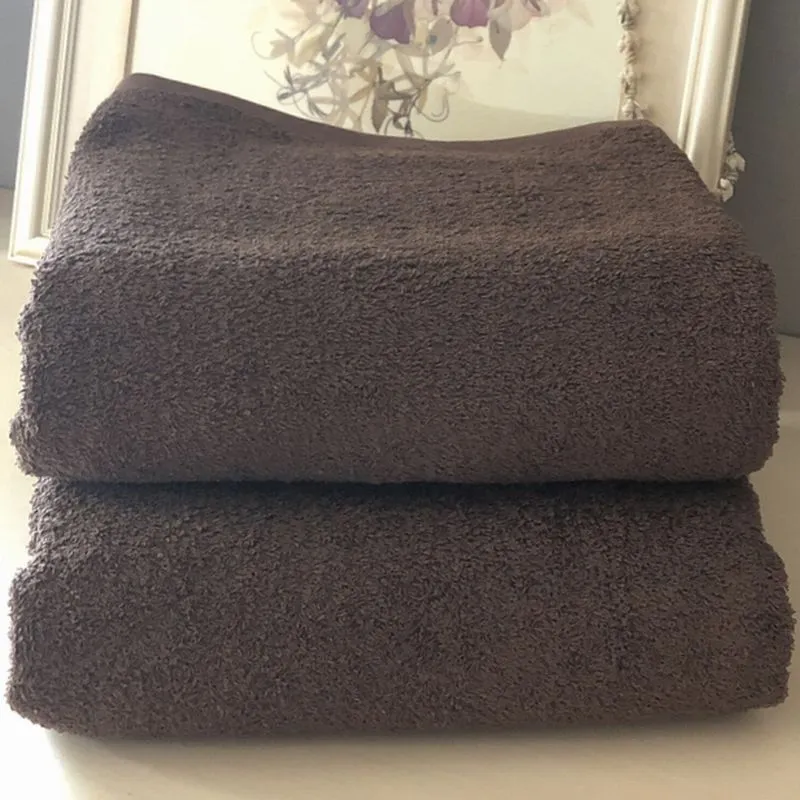 超大判バスタオル２枚セット（ダークブラウン）泉州タオル 90×170cm【泉州タオル 国産 吸水 普段使い 無地 シンプル 日用品 家族 ファミリー】 020C474