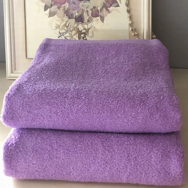 超大判バスタオル２枚セット（ロイヤルパープル）泉州タオル 90×170cm【泉州タオル 国産 吸水 普段使い 無地 シンプル 日用品 家族 ファミリー】 020C479