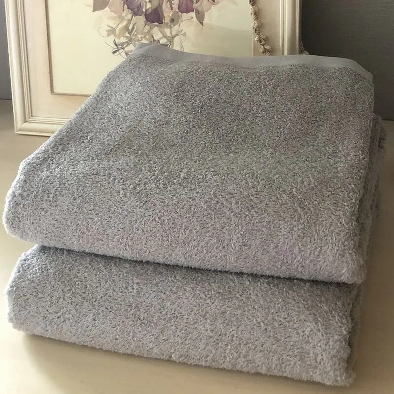 超大判バスタオル２枚セット（オリオングレー）泉州タオル 90×170cm【泉州タオル 国産 吸水 普段使い 無地 シンプル 日用品 家族 ファミリー】 020C480